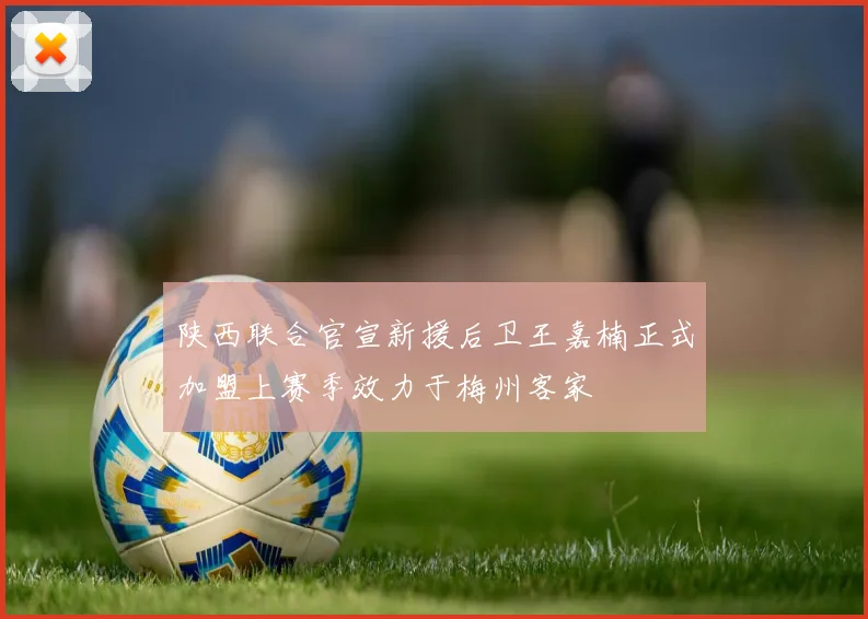 陕西联合官宣新援后卫王嘉楠正式加盟上赛季效力于梅州客家